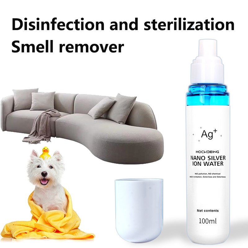 1 pc pet deodorant spray, Copper silver ion deodorant spray Root deodorizing, long-lasting antibacterial, 100% chemical free, non-toxic to lick, harmless to inhalation