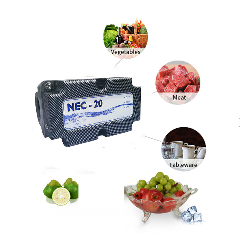 Kitchen sterilization water treatment equipment, Copper and Silver Ion disinfection System, Made in Germany, 100% chemical free、Fast disinfection、Long time bacteriostasis、No wastewater、Deodorization, Suitable for family use