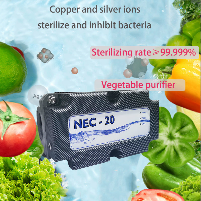 Kitchen sterilization water treatment equipment, Copper and Silver Ion disinfection System, Made in Germany, 100% chemical free、Fast disinfection、Long time bacteriostasis、No wastewater、Deodorization, Suitable for family use