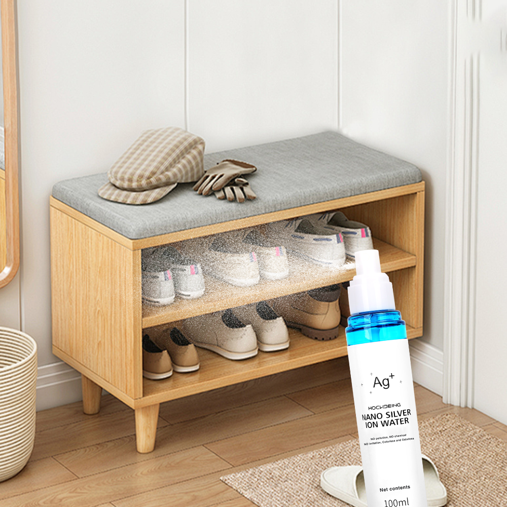 2 pcs,Shoe deodorant spray, copper silver ion deodorant for shoes and socks, sports shoes, leather shoes, shoe cabinet, bacteriostasis, odor removal, bacteria breeding cut from the source
