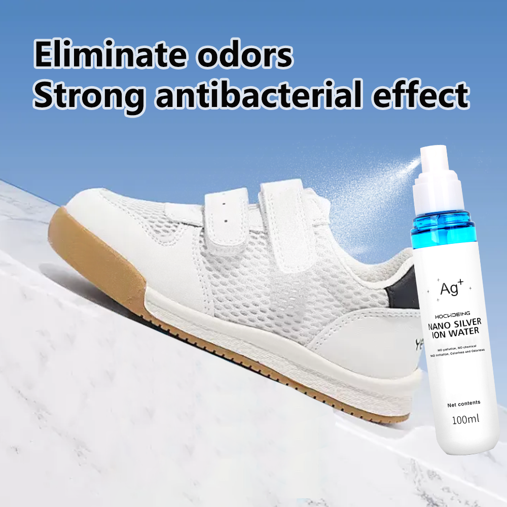 2 pcs,Shoe deodorant spray, copper silver ion deodorant for shoes and socks, sports shoes, leather shoes, shoe cabinet, bacteriostasis, odor removal, bacteria breeding cut from the source
