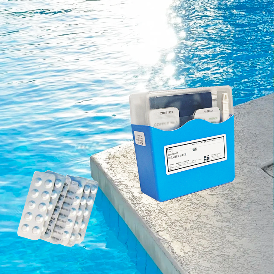 Swimming pool water Test kits, water quality Test kits, including water quality testing reagents, made in Germany, easy to operate, accurate testing! Swimming pools, water parks, hot spring pools, hot spring pools, etc. can all be used