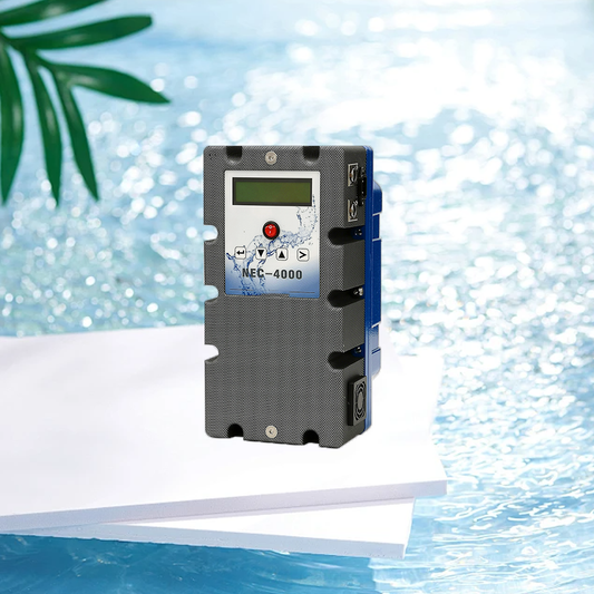 NEC-4000.9 Copper and Silver Ion disinfection System,Suitable for swimming pools with a size of 60-120 cubic meters, made in Germany, with water quality disinfection, sterilization, algae inhibition, and odor removal, 100% chemical free