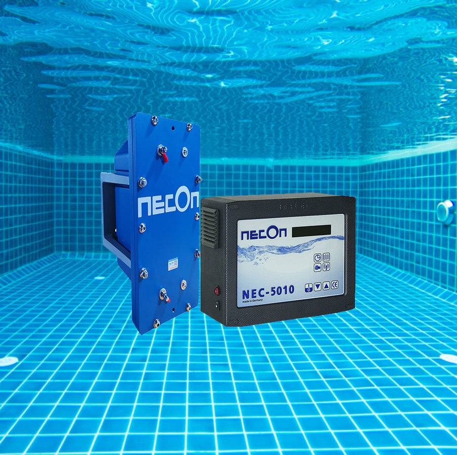 NEC-5010.2 Copper and Silver Ion disinfection System, Made in Germany, 100% chemical free, Fast disinfection, Long time bacteriostasis, algae growth inhibition, Deodorization,suitable for swimming pools of 60-120 cubic meters