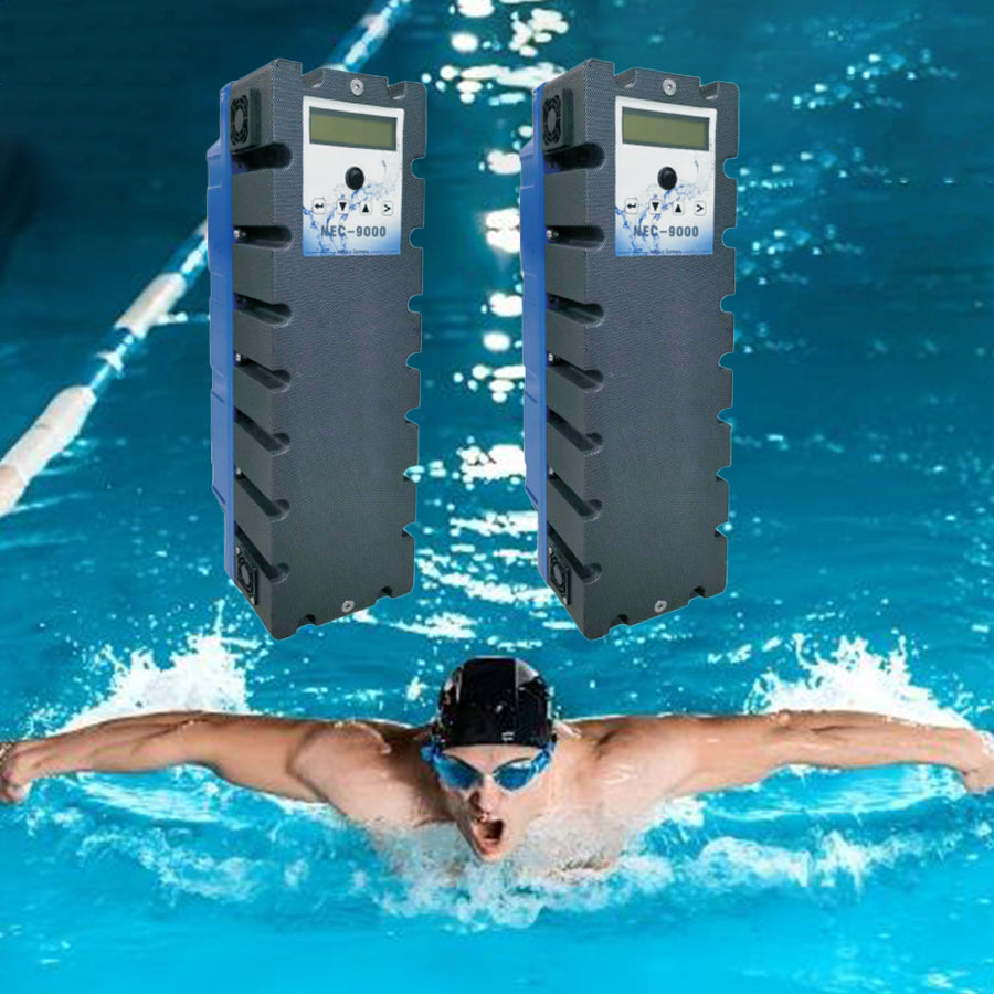 NECON Copper and Silver Ion disinfection System,NEC-9000,Made in Germany, suitable for a 300 cubic meter swimming pool. 100% chemical free、Fast disinfection、Long time bacteriostasis、No wastewater、Deodorization