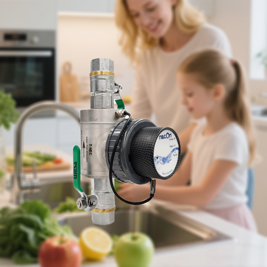 T-NEC Home water treatment equipment, German made copper silver ion water purification system, 100% chemical free, creating a healthy and safe water source for families