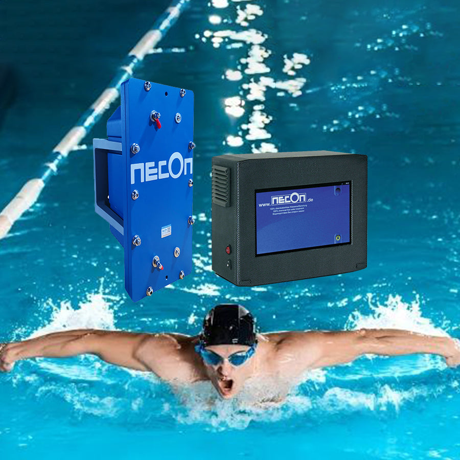 NEC-5070.4 Touch display,NECON Copper and Silver Ion disinfection System, Made in Germany, 100% chemical free、Fast disinfection、Long time bacteriostasis、No wastewater、Deodorization，suitable for swimming pools of 80-160 cubic meters